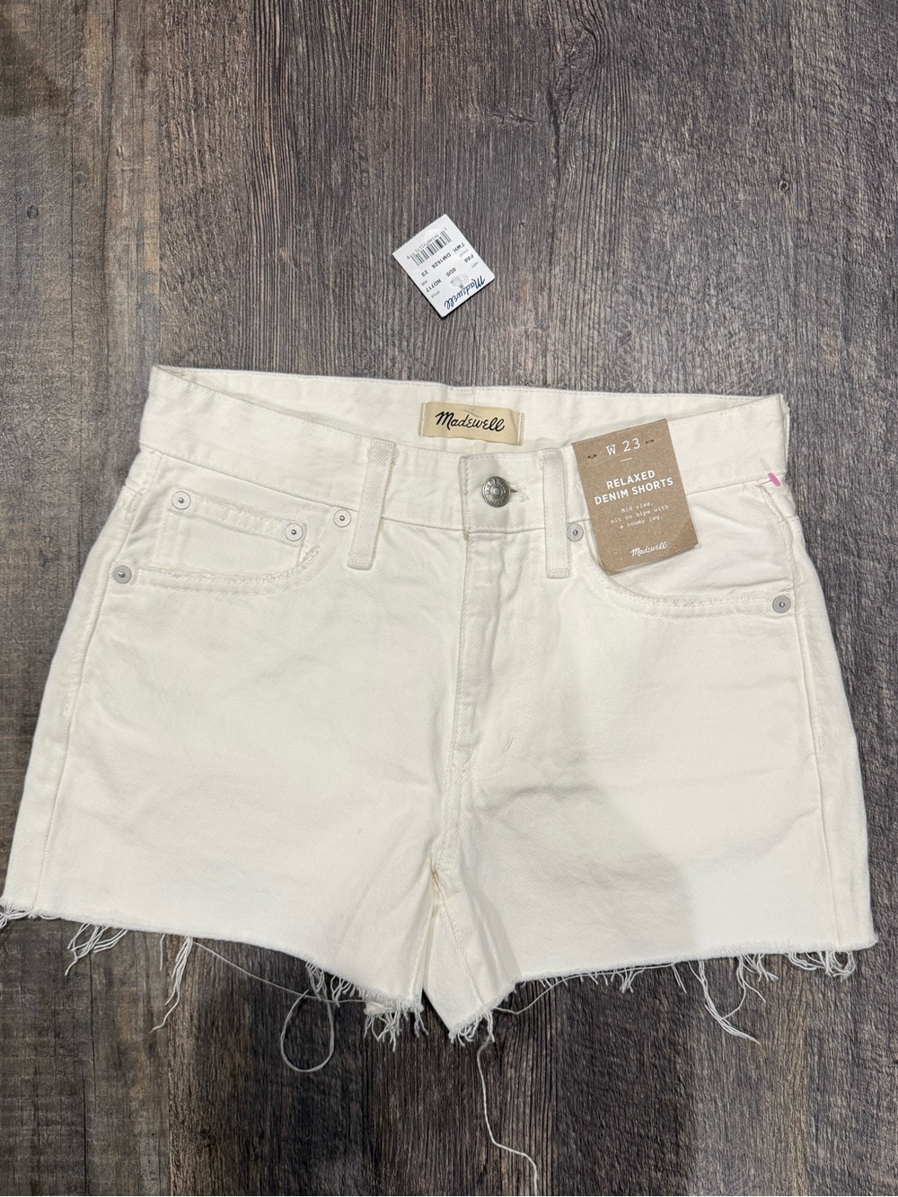 Madewell Mid rise Relaxed Fit Denim Shorts